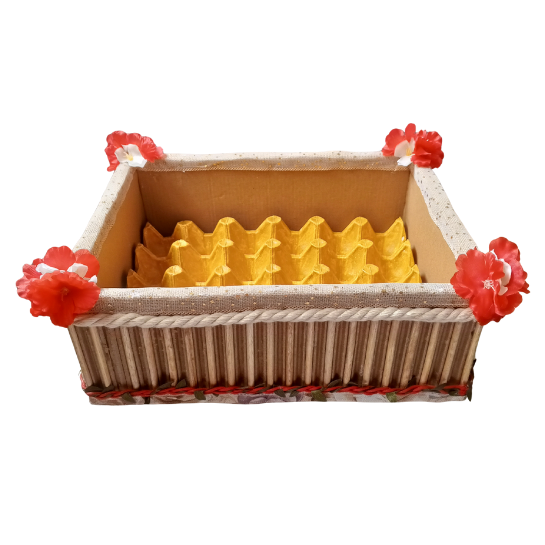 Porta huevos cuadrado