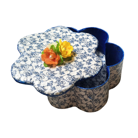 Caja estilo flor